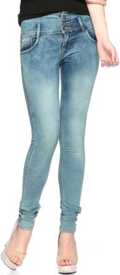 Fasnoya Skinny Women's Green Jeans