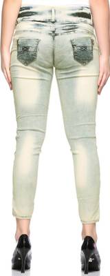 Fasnoya Skinny Women's Yellow Jeans