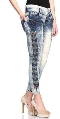 Fasnoya Skinny Women's Green Jeans