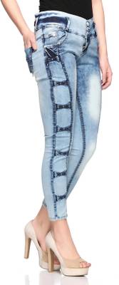 Fasnoya Skinny Women's Green Jeans