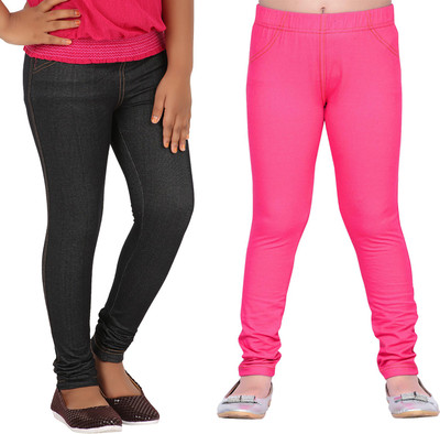 

Greenwich Jegging For Girls(Multicolor, Pack of 2