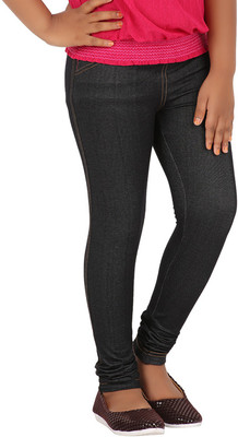 

Greenwich Jegging For Girls(Black, Pack of 1