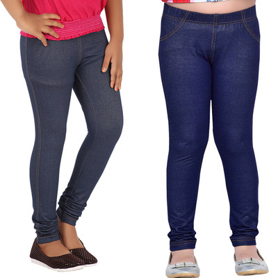 

Greenwich Jegging For Girls(Multicolor, Pack of 2