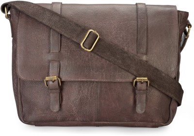 

Teakwood 15 inch Laptop Messenger Bag(Brown)