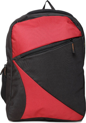 Campus Sutra 15.6 inch Laptop Backpack(Black), Black;red