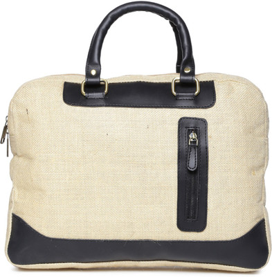 

Campus Sutra 15 inch Laptop Messenger Bag(Beige), Beige;black