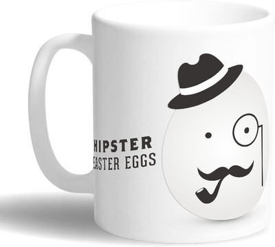 

PRINT OPERA Easter Eggs Ceramic Mug(330 ml), Multicolor