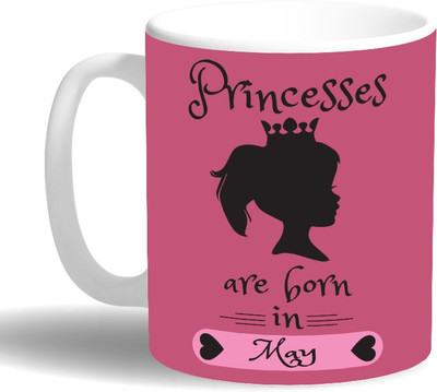 

PRINT OPERA Princess Born in May Ceramic Mug(330 ml), Multicolor