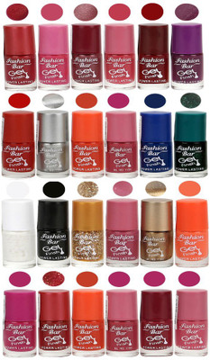 

Fashion Bar Gel Style Color Nail Paint (Pack of 24) Multicolor,(Pack of 3)