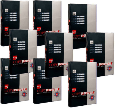 Bilt Super Series Unruled A4 Printer Paper(Set of 9, White)