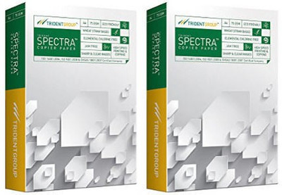 

Spectra SP-75 Unruled Pack of 2 A4 size papers A4 paper(Set of 2, White)