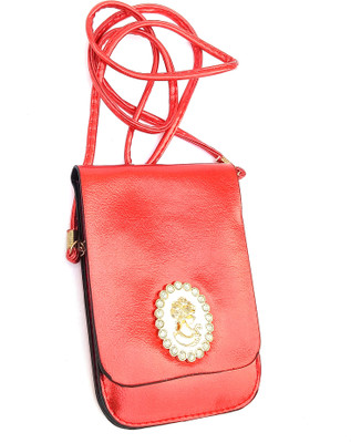 

Akki Collection coin and money purse too Mobile Pouch(Red)