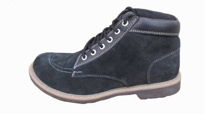 Port Men's Black Fabric Barnes Shoes