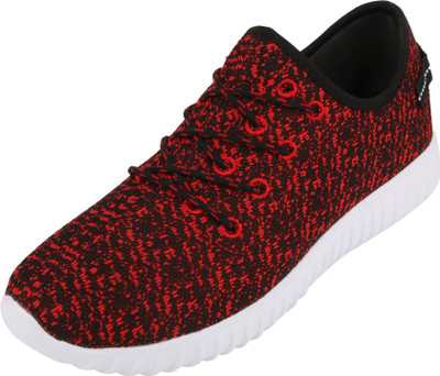 

SNKR FRKR Men's Sneakers by Sneaker Freaker Casuals For Men(Red, Black