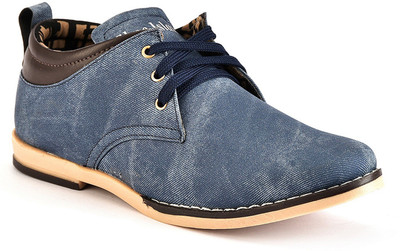 

Shoe Island Denim Blue Casuals For Men(Blue