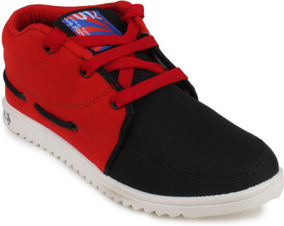 

11e Hgs2 Casual Shoes For Men(Black, Red), Black_123