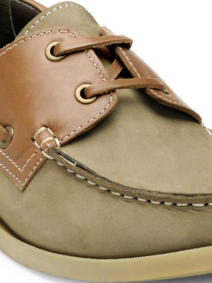 

Teakwood Slip On Loafers For Men(Olive