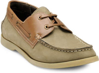

Teakwood Loafers For Men(Olive