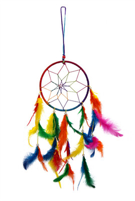 

Vastu Art Vastu / Feng Shui / Dream Catcher For Good Dreams And Positive Energy Decorative Showpiece - 59 cm(Wool, Multicolor)