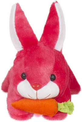 

Tickles Funny Rabbit with Carrot - 26 cm(Red)