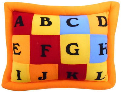 

ManoJ Enterprises Fashionble Gift Soft Stuff Kids Alphabetical Pillow - 17 inch(Brown)