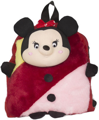 

Tickles Happy Cute Mouse Soft Shoulder School Bag - 25 cm(Multicolor)
