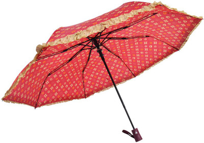 

Murano 3 fold auto open LV print desing beautiful Umbrella(Brown)