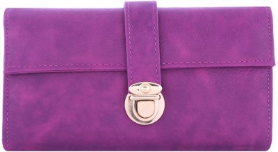 

Fantosy Women Purple Artificial Leather Card Holder(4 Card Slots)