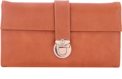 

Fantosy Women Tan Artificial Leather Card Holder(4 Card Slots)