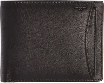 

FLIP Men Brown Genuine Leather Wallet(6 Card Slots)