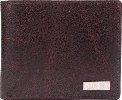 

Hide Stitch Men Brown Genuine Leather Wallet(6 Card Slots)
