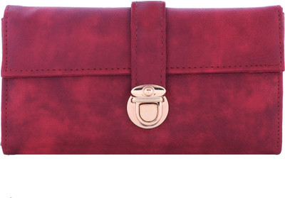 

Fantosy Women Maroon Artificial Leather Card Holder(4 Card Slots)