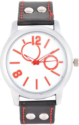 

Hayman Black Leather W-34 Watch - For Men