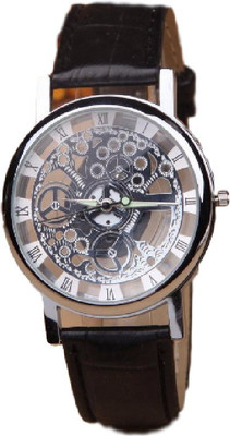 

Hayman Silver Transparent Leather W-26 Watch - For Men