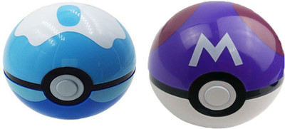 

Hooriyas Buy Pokemon Dive And Master Ball New Action balls and Get 4 Random Pokemon Action Toys FREE(Multicolor)
