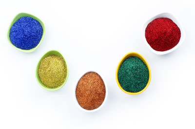

Vardhman Glitter Powder Multicolored Set Of 5 Packets . Each 70 Gm, Total 350 Gm