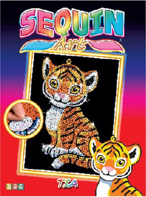 

Winning Moves Sequin Art Red Tia Tiger