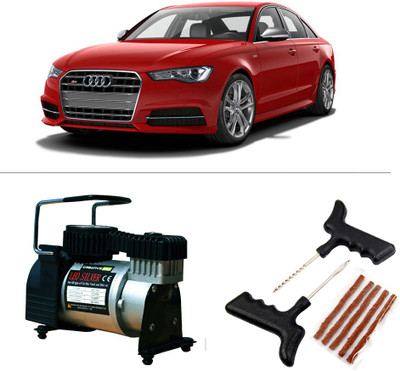 

Creative Via AutoCut-OFF Premium Metal Air Compressor With Tyre Punture Repair Kit For Audi S6 Combo