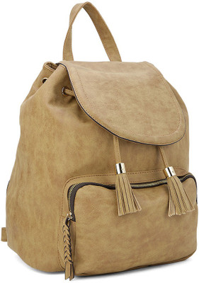 

ALDO SELESTINO 1.5 L Backpack(Beige), Tan distress w/lt gold hw