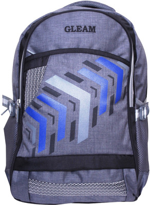 

Gleam Fashion Multicolour School & College Bag ( Black & Grey ) with Rain Cover 30 L Backpack(Black, Grey)