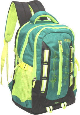 

Gleam Fashion Multicolour School & College Bag ( Green & Black ) 30 L Backpack(Green, Black)