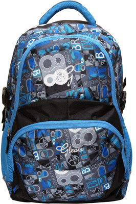 

Gleam Adventure Multicolour School & College Bag ( Sky Blue & Black ) 30 L Backpack(Blue, Black)