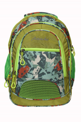 

Attache Rock School Bag (Green) 30 L Backpack(Multicolor)