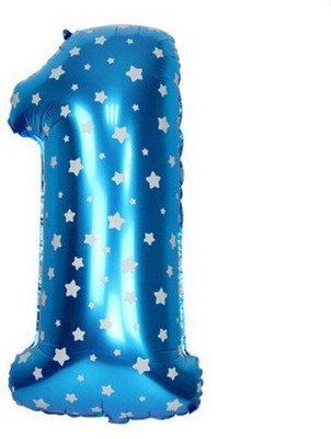 

ROCK THE PARTY Printed BLUE 1 Balloon(Blue, Pack of 1)