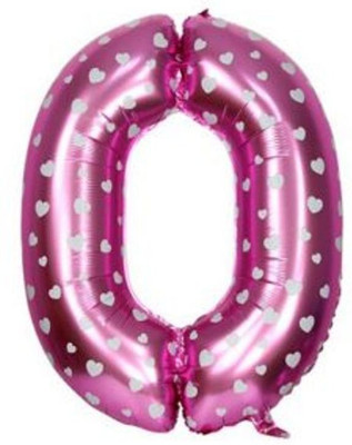 

ROCK THE PARTY Printed PINK HEARTS Balloon(Pink, Pack of 1)
