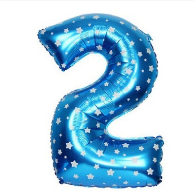 

ROCK THE PARTY Printed BLUE 2 Balloon(Blue, Pack of 1)