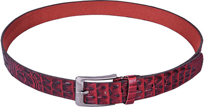 

Stylehoops Men Party Red Artificial Leather Belt