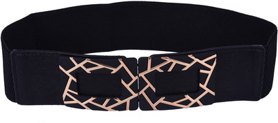 

Stylehoops Women Party Black Artificial Leather Belt