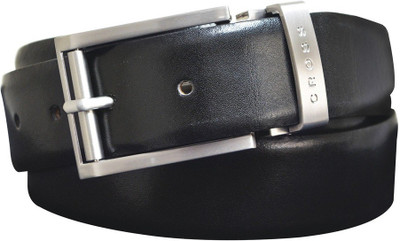 

Cross Men Formal Black Genuine Leather Reversible Belt, Blk/brn reversible