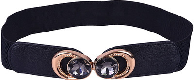 

Stylehoops Women Party Black Artificial Leather Belt